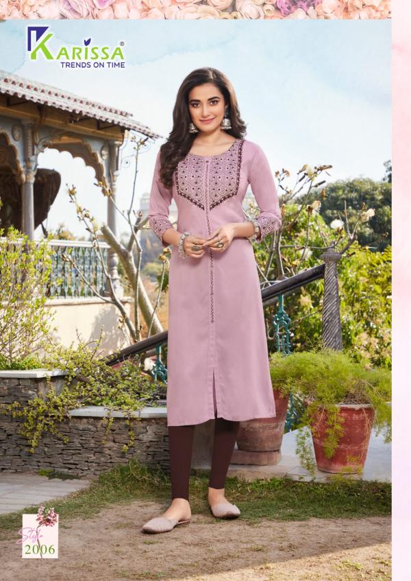 Karissa Rehana Vol 2 Rayon Designer Exclusive Kurti Collection